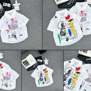 Double Flower Boys T-shirt