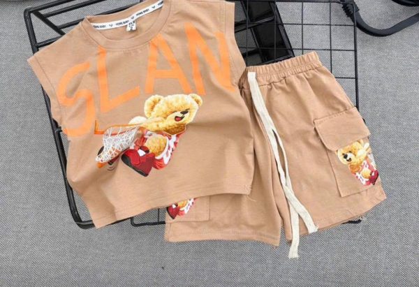 Boys short and sleeveless